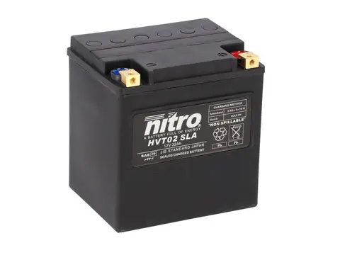Nitro HVT 02 - 12V ATV/MC/Snøscooter Batteri 12V, 32Ah, 169x131x174, Forseg. AGM GEL