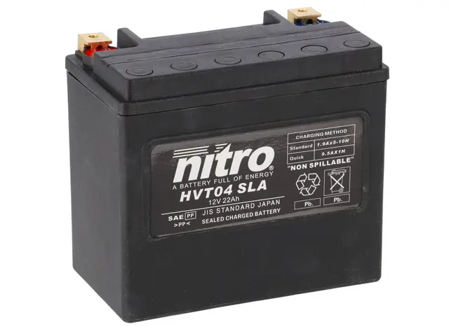 Nitro HVT 04 - 12V ATV/MC/Snøscooter Batteri