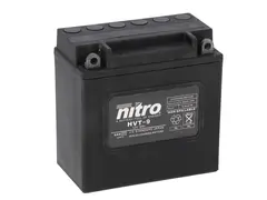 Nitro HVT 09 - 12V ATV/MC/Sn&#248;scooter Batteri 12V, 8Ah, 136x75x134, Forseglet AGM GEL