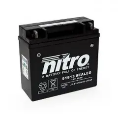 Nitro 51913 SEALED AGM GEL Batteri Forseglet