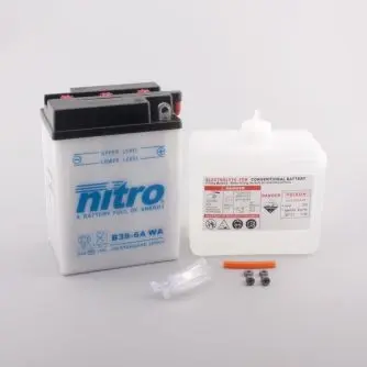 Nitro B38-6A - 6V ATV/MC/Snøscooter Batteri
