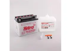 Nitro YB12B-B2 - 12V ATV/MC/Sn&#248;scooter Batteri 12v 12Ah, 160x90x13, Syrepakke