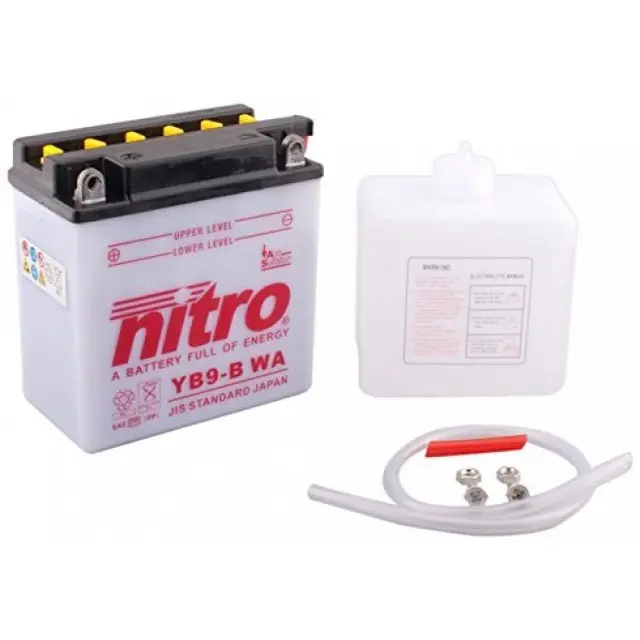 Nitro YB9-B - 12V ATV/MC/Snøscooter Batteri