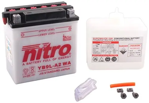 Nitro YB9L-A2 - 12V ATV/MC/Snøscooter Batteri