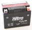Nitro N-YT4L-BS - 12V ATV/MC/Sn&#248;scooter Batteri 12V, 3Ah, 110x67x88, Syreflaske AGM