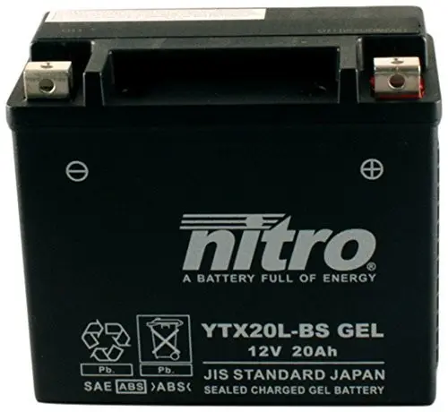 Nitro YTX20L - 12V ATV/MC/Snøscooter Batteri