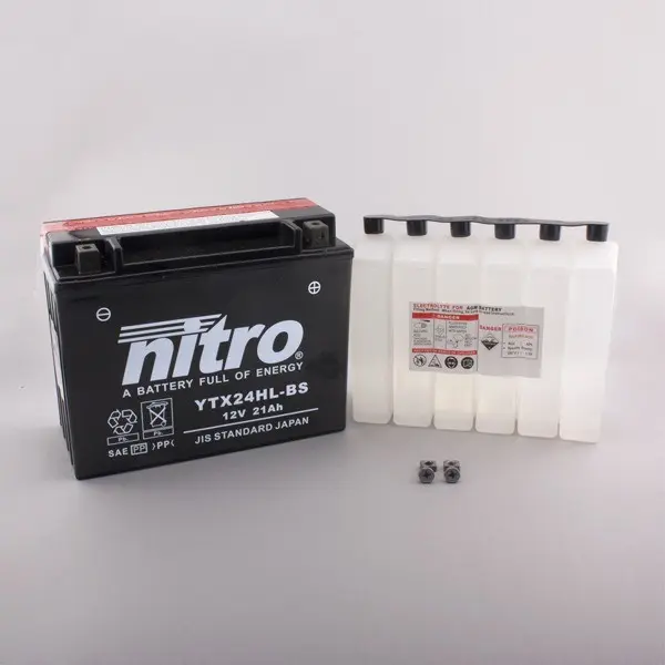 Nitro YTX24HL-BS - 12V ATV/MC/Snøscooter Batteri