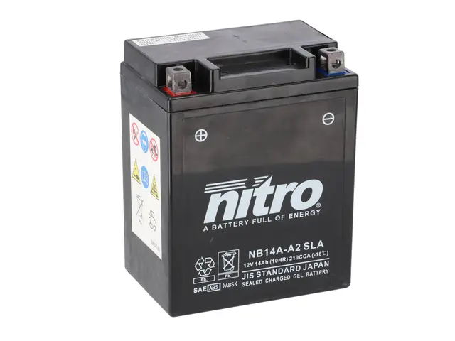 NITRO NB14A-A2 SLA GEL AGM closed 12V, 14Ah, 134x89x176, AGM GEL 
