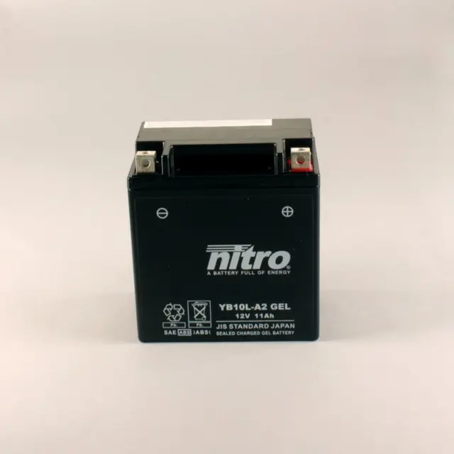 Nitro YB10L-A2 - 12V ATV/MC/Snøscooter Batteri