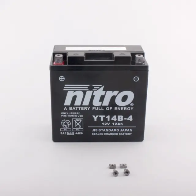 Nitro YT14B-4 - 12V ATV/MC/Snøscooter Batteri