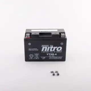 Nitro YT9B-4 - 12V ATV/MC/Sn&#248;scooter Batteri 12V, 8Ah, 150x70x105, AGM GEL