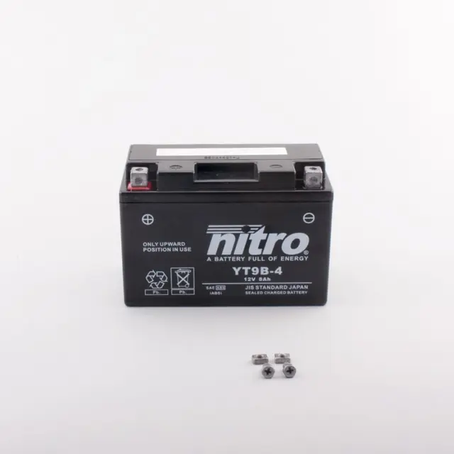 Nitro YT9B-4 - 12V ATV/MC/Snøscooter Batteri