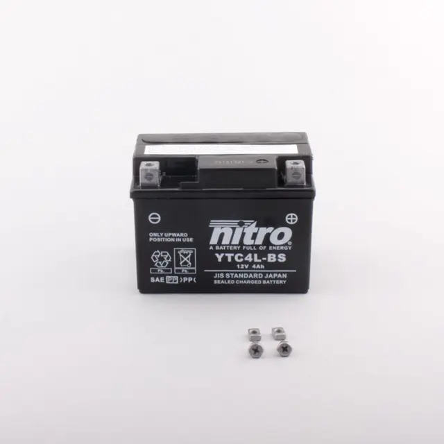 Nitro YTC4L-BS - 12V ATV/MC/Snøscooter Batteri