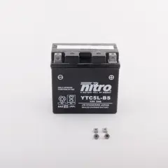 Nitro YTC5L-BS - 12V ATV/MC/Sn&#248;scooter Batteri 12V, 5Ah, 114x71x106, AGM GEL