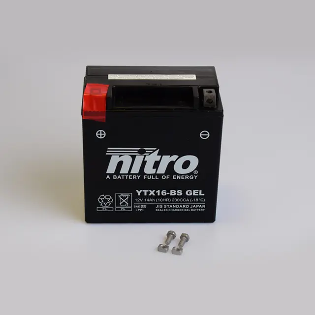 Nitro YTX16-BS - 12V ATV/MC/Snøscooter Batteri