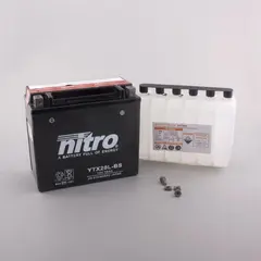 Nitro YTX20L-BS - 12V ATV/MC/Sn&#248;scooter/Vannscooter Batteri 12V, 18Ah, 175x87x155, Syreflaske, AGM