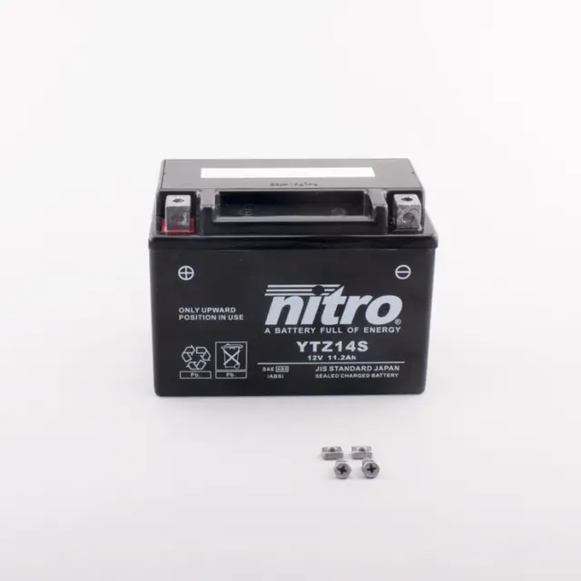Nitro YTZ14S - 12V ATV/MC/Snøscooter Batteri