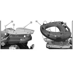 Givi Bagasjebrett Monolock Yamaha XT 660 Z Tenere