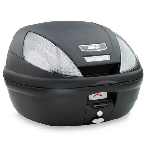 Givi Monolock E370N Toppboks 39 Liter - Sort/Sølv 324x415x480 mm