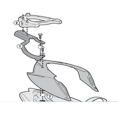 Givi Bagasjebrett Monolock Aprilia 750 Dorsoduro