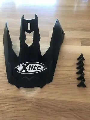 X-lite X-502 Skygge Matt Sort Skygge/Peak X-502/X502 Carbon Matt sort 