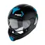 Nolan N30-4TP Inception Sort/Bl&#229; Crossover hjelm Superventilert ECE/22-06