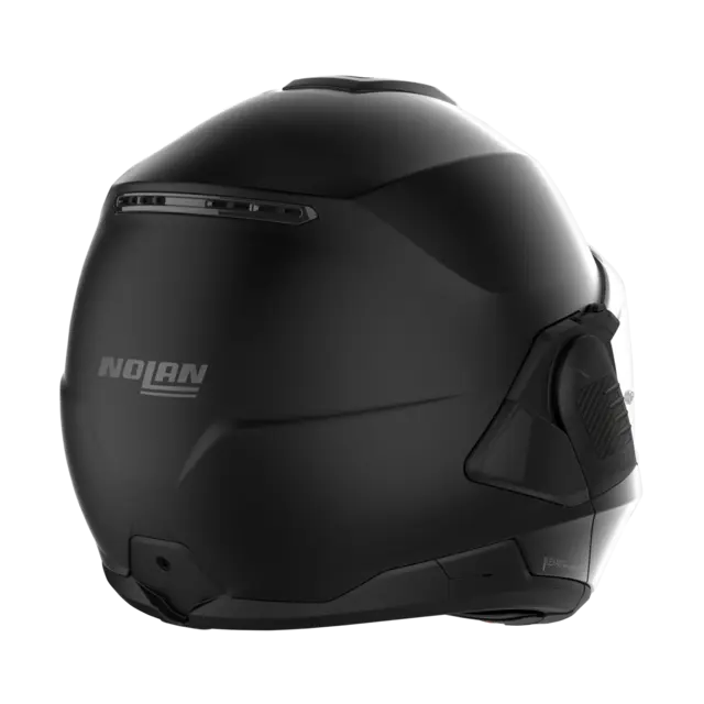 Nolan N120-1 Classic Matt Sort XL-62 ECE 22-06, N-Com, Hjelm m/"Flip back" 