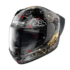 Nolan N60-6 Sport Wyvern Sort/gull  L-60 ECE 22-06 Sport, solvisir, Spoiler