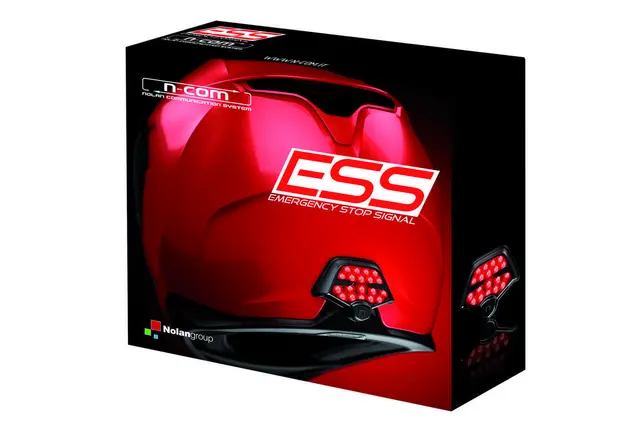 N-Com ESS - ekstra bremselys/nødys hjelm Emergency Stop Signal - Bremselys/nødlys 
