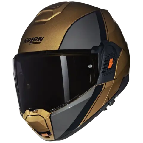 Nolan N120-1 Verniciatura SP Gold ECE 22-06, N-Com, Hjelm m/"Flip back"