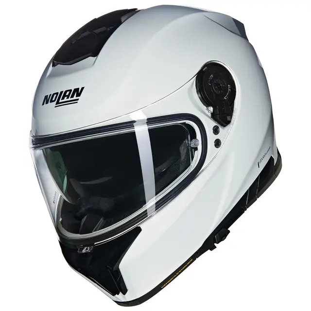 Nolan N80-8 Classico Hvit blank 2XS-52 ECE 22-06 Sporty N-Com Komfort Solvisir 