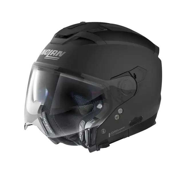 Nolan N70-2X Classic  Matt Sort L-60 ECE 22-06 Crossover Stort synsfelt N-Com 