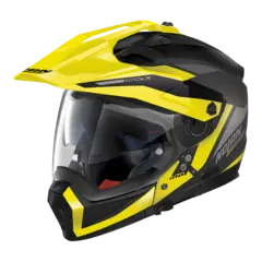 Nolan N70-2X Stunner Matt gul S-56 ECE 22-06 Crossover Stort synsfelt N-Com