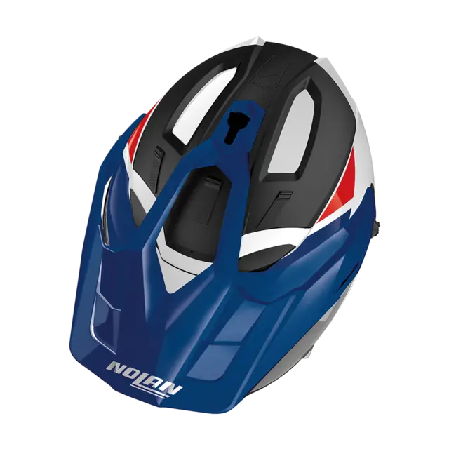 Nolan N70-2X Stunner Met.blå M-58 ECE 22-06 Crossover Stort synsfelt N-Com 