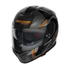 Nolan N80-8 Wanted Matt oransj L-60 ECE 22-06 Sporty N-Com Komfort Solvisir