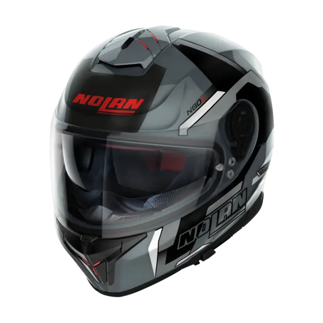Nolan N80-8 Wanted Met.grå/sort XS-54 ECE 22-06 Sporty N-Com Komfort Solvisir 