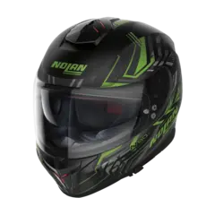 Nolan N80-8 Turbolence Matt gr&#248;nn S-56 ECE 22-06 Sporty N-Com Komfort Solvisir