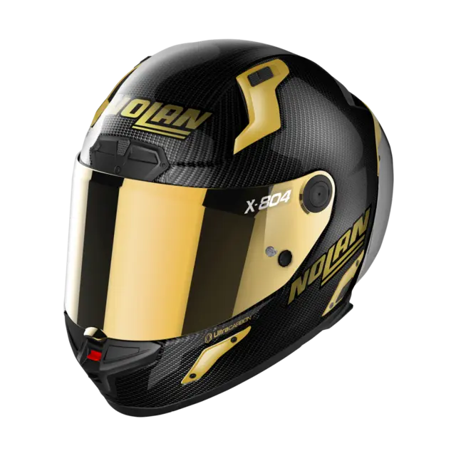 Nolan X-804RS Carbon Gold Edit. L-60 ECE 22-06 Racing GP-spoiler Gull visir 