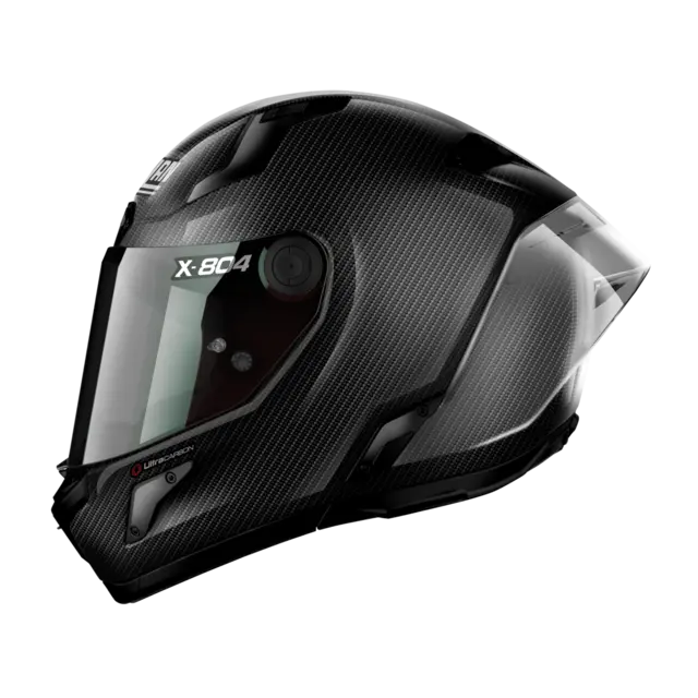 Nolan X-804RS Carbon Puro L-60 ECE 22-06 Racing GP-spoiler Mørkt visir 