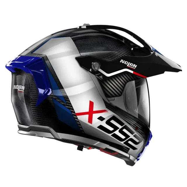 Nolan X-552 Carbon Dinamo Blå L-60 ECE 22-06 Adventure N-Com DD-Ring lås 