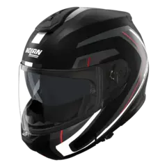 Nolan N100-6 Radiante Matt Rød  L-60 ECE 22-06 N-Com Åpningshjelm Komfort