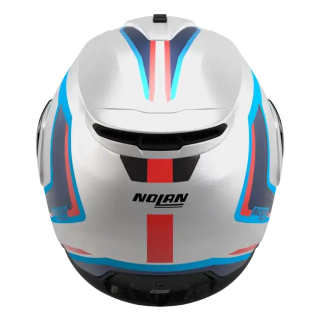 Nolan N100-6 Radiante Blank Hvit  L-60 ECE 22-06 N-Com Åpningshjelm Komfort 