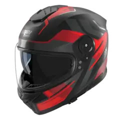 Nolan N80-8 Tritico Matt rød L-60 ECE 22-06 Sporty N-Com Komfort Solvisir