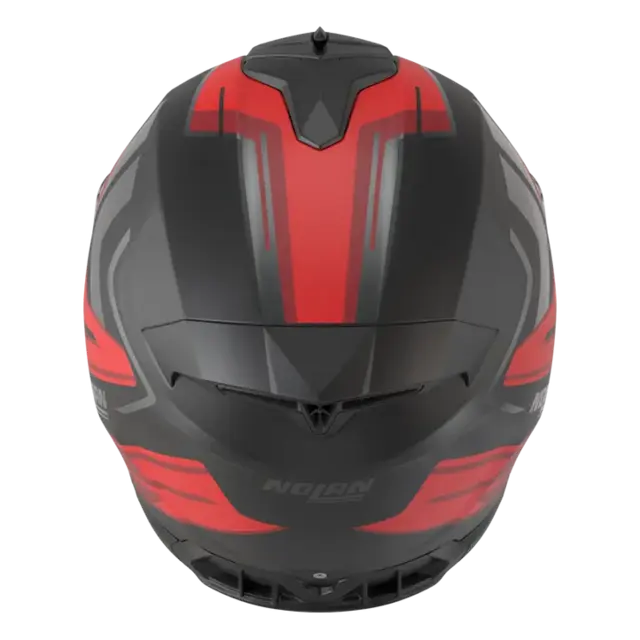 Nolan N80-8 Tritico Matt rød L-60 ECE 22-06 Sporty N-Com Komfort Solvisir 
