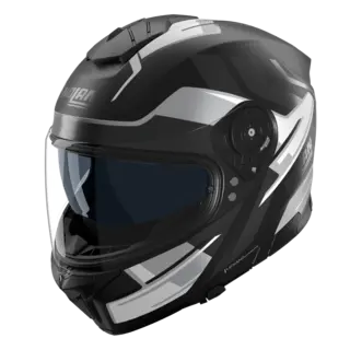 Nolan N80-8 Tritico Matt hvit ECE 22-06 Sporty N-Com Komfort Solvisir