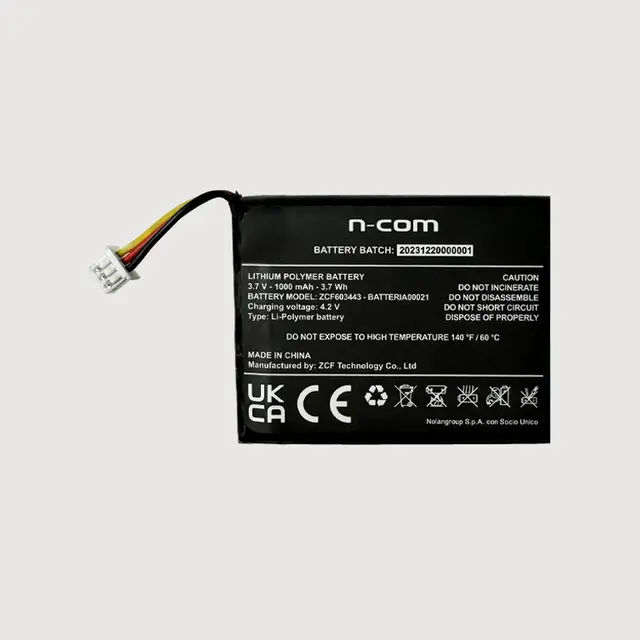 N-Com Batteri 13 - Til M951R Batteri Kun til bruk N-COM M951R 