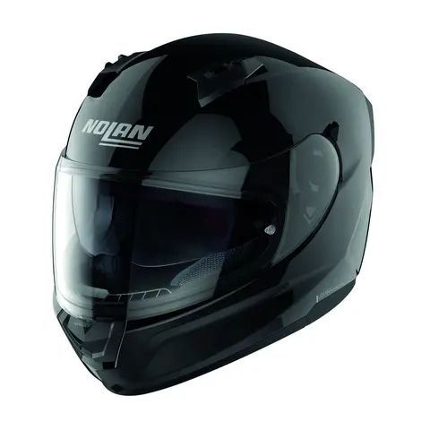 Nolan N60-6 Special Sort blank Allround helhjelm, Komfort, solvisir