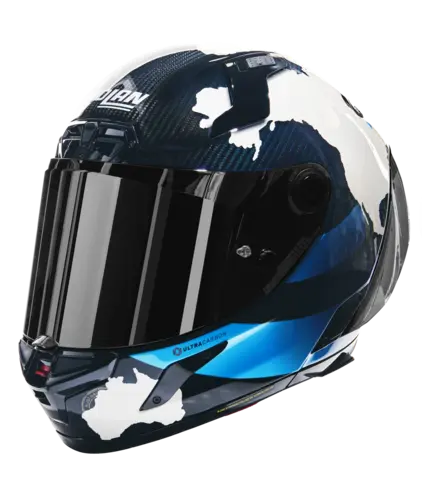 Nolan X-804UCRS Checa 30th Anniv.Sp.Edit ECE 22-06 Racing GP-spoiler Mørkt visir