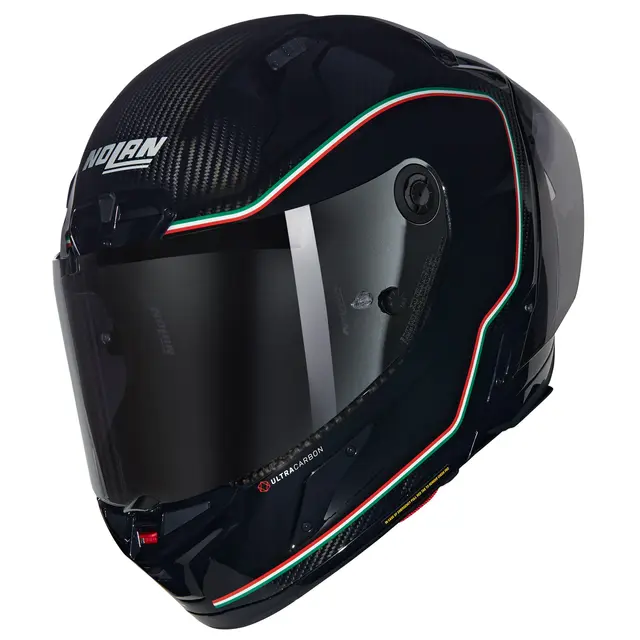 Nolan X-804UCRS Asso D.P. Italia 2XS-52 ECE 22-06 Racing GP-spoiler Sølv visir 