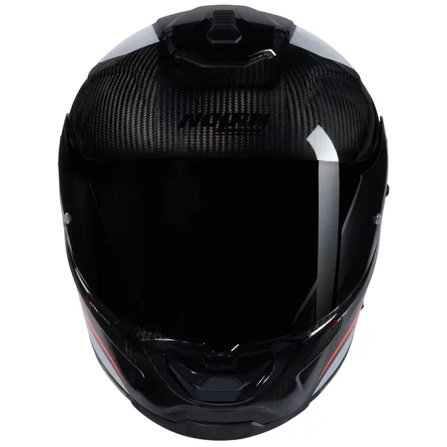 Nolan X-903UC Intrigo Grå/Rød XS-54 ECE22-06 NCom Sotet visir Sport Solvisir 